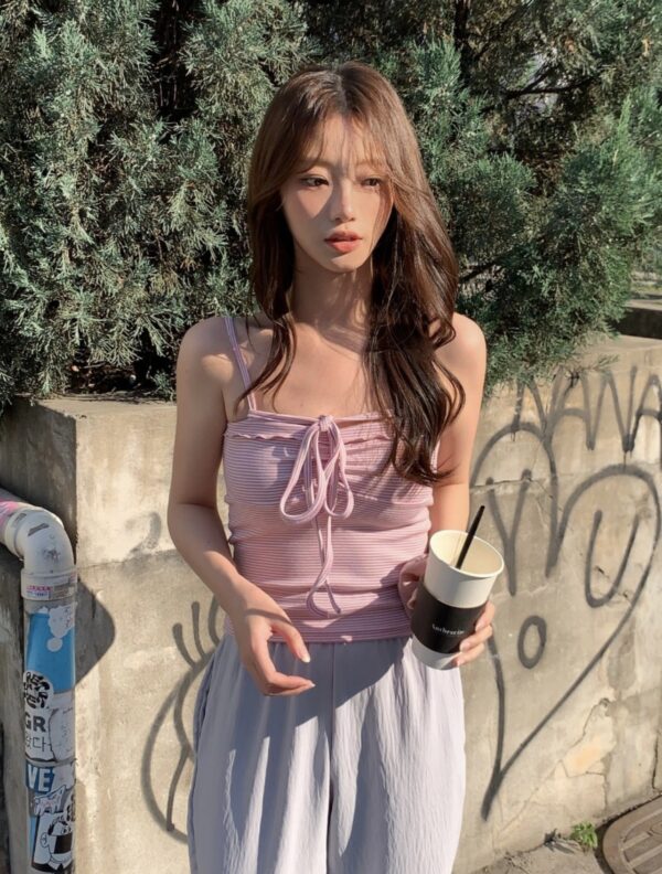 🇰🇷蝴蝶結綁帶小背心🎀