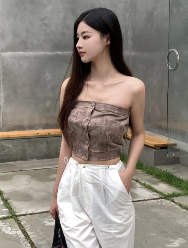🇰🇷 歐美復古Off Shoulder上衣